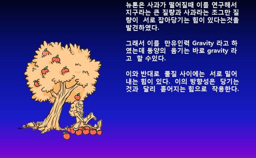 음양학의 기초- 음과 양 인력과&nbsp;에너지